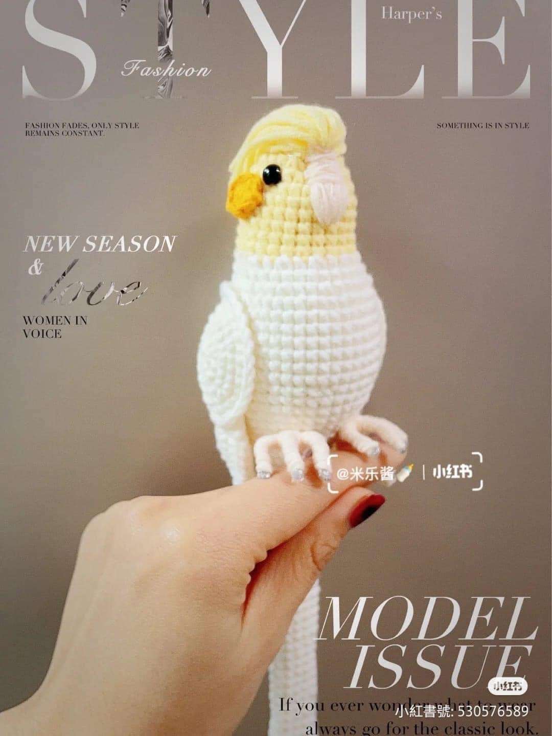 parrot crochet pattern