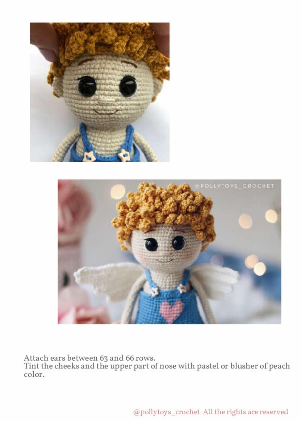 pattern crochet doll romeo the cupid