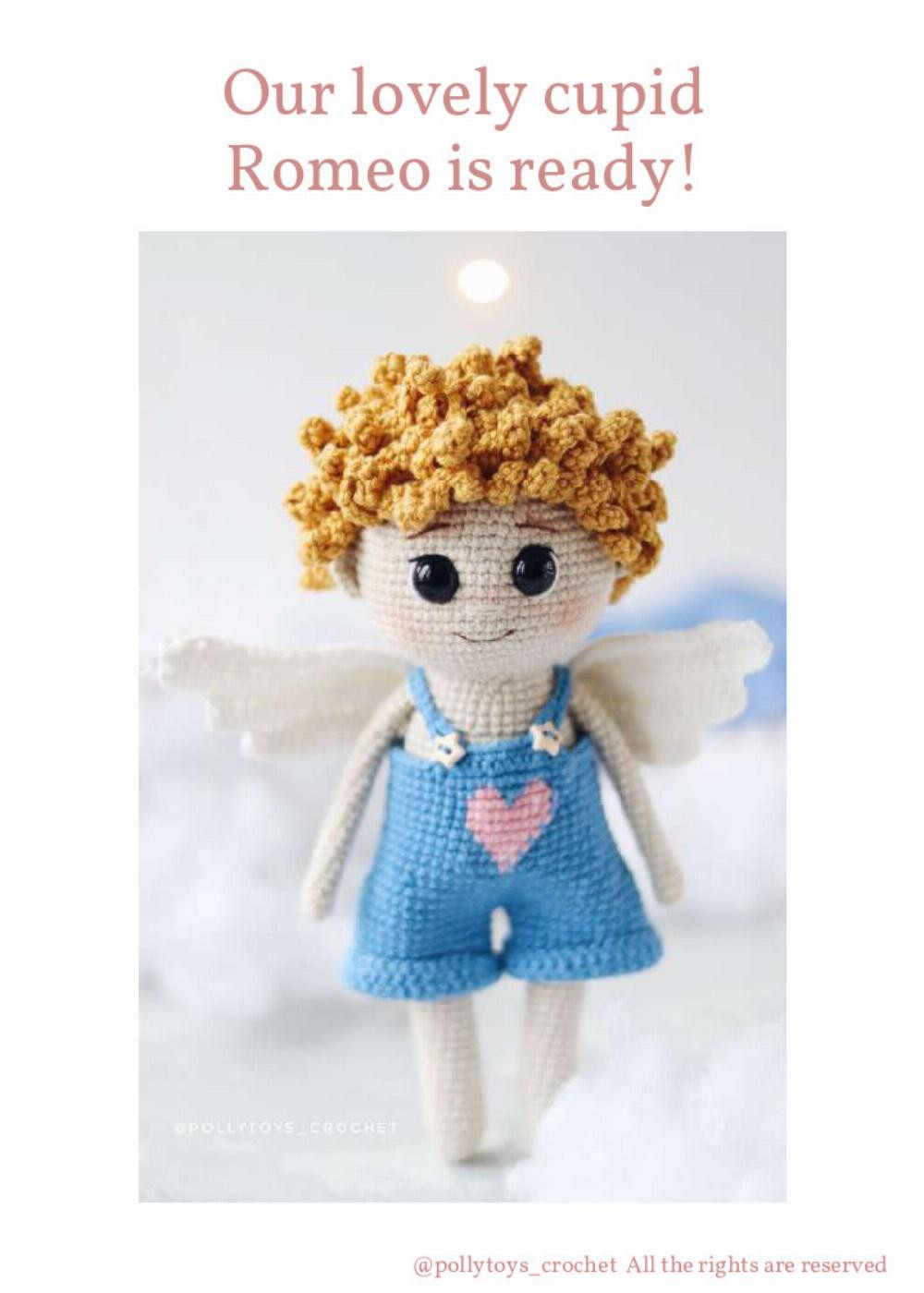 pattern crochet doll romeo the cupid