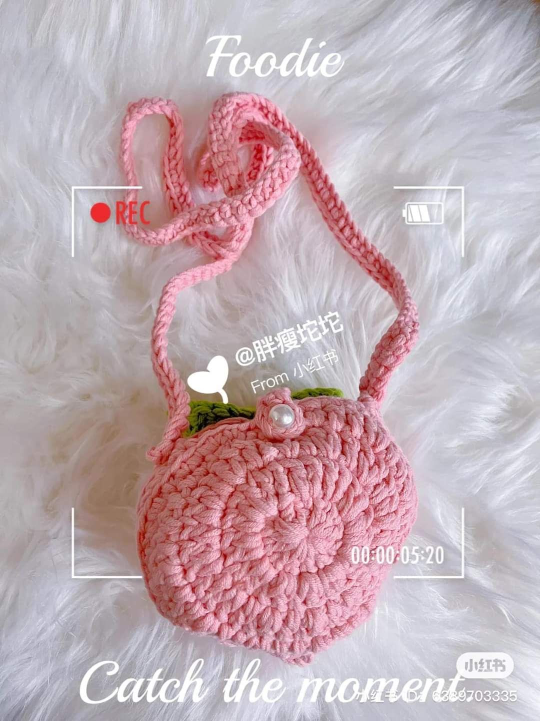 peach bag crochet pattern