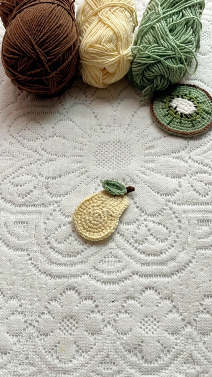 pear hairpin crochet pattern
