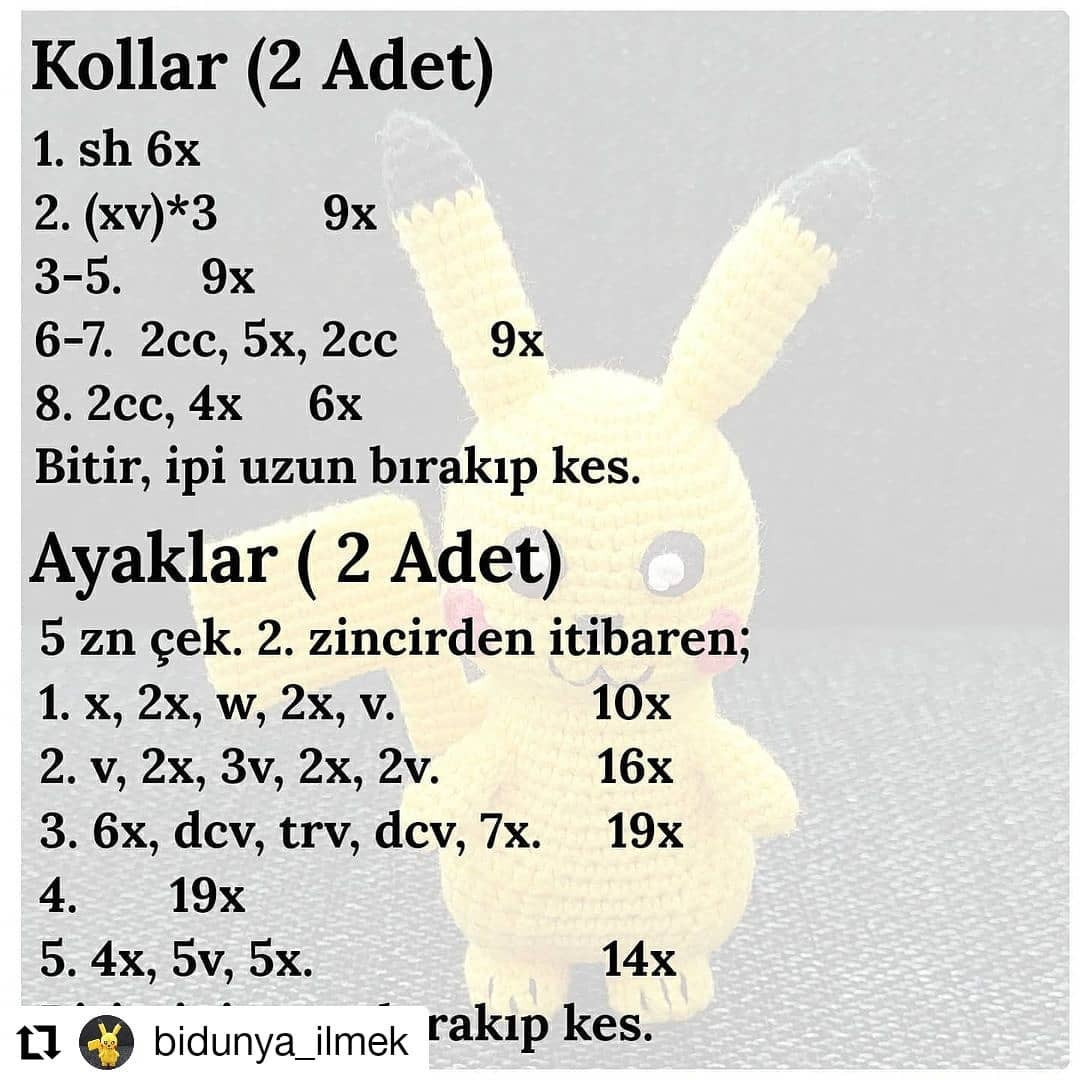 PIKACHU TARİFİ