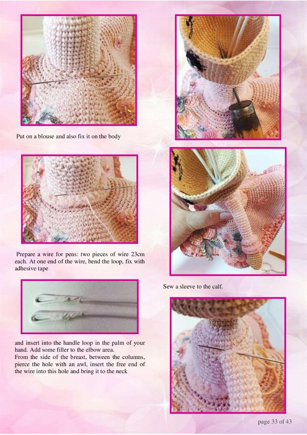 pink bunny crochet pattern