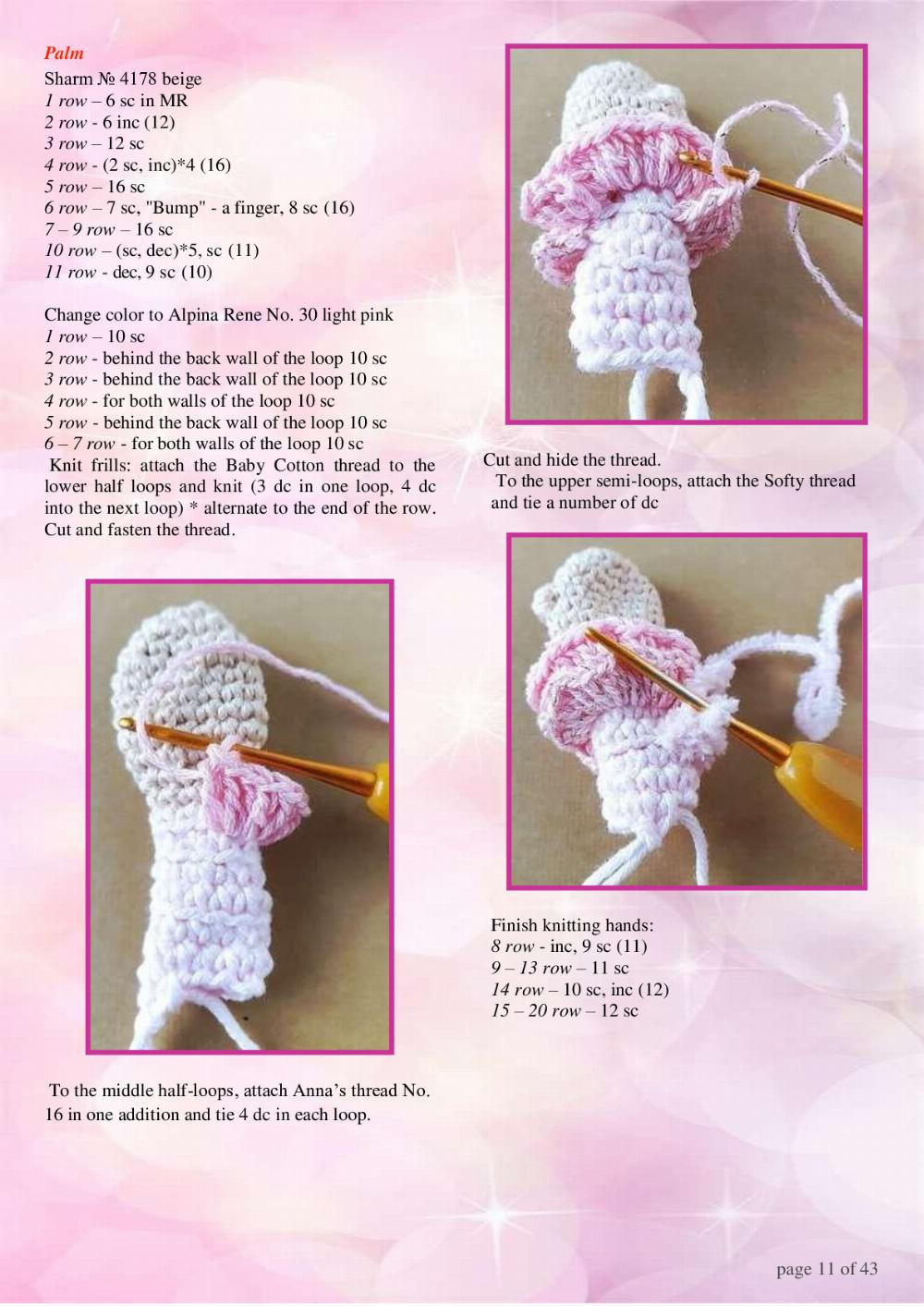 pink bunny crochet pattern