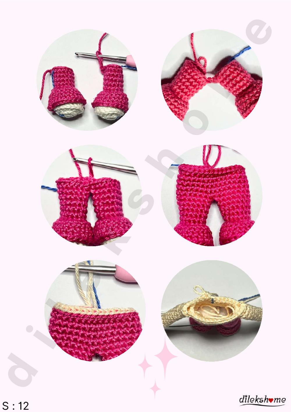 pinkie english crochet pattern