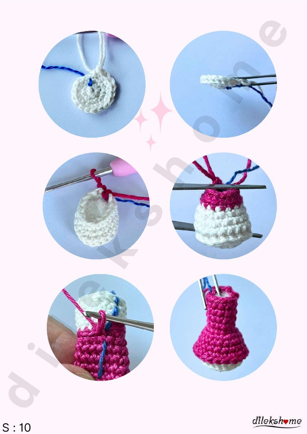 pinkie english crochet pattern