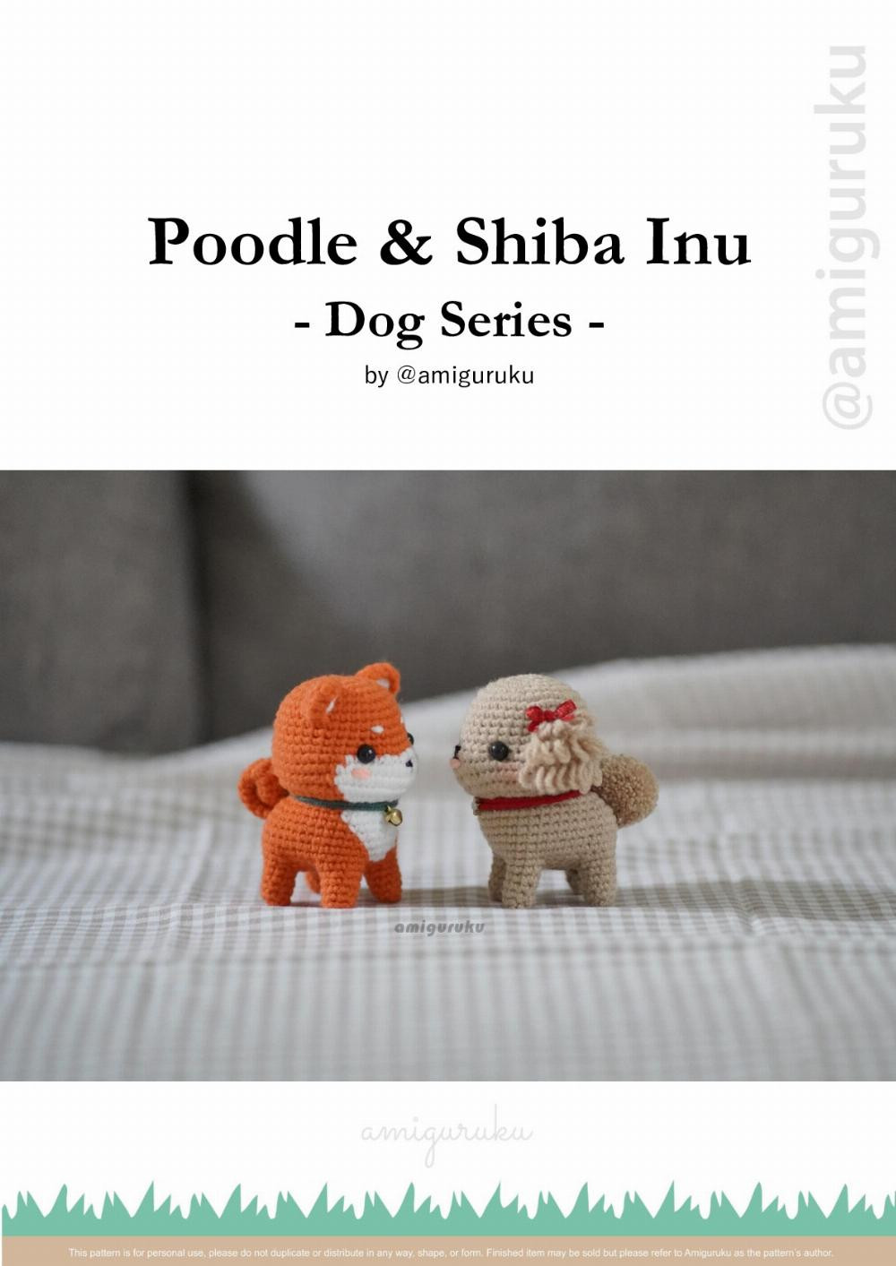 poodle and shiba inu dog series