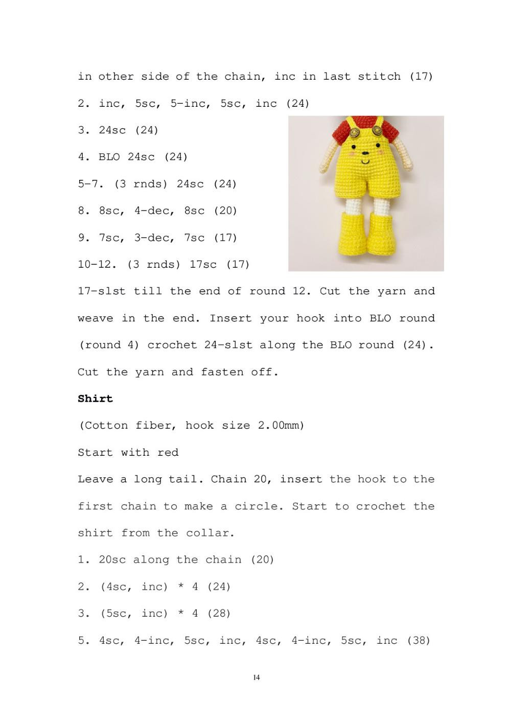 pooh couple crochet pattern