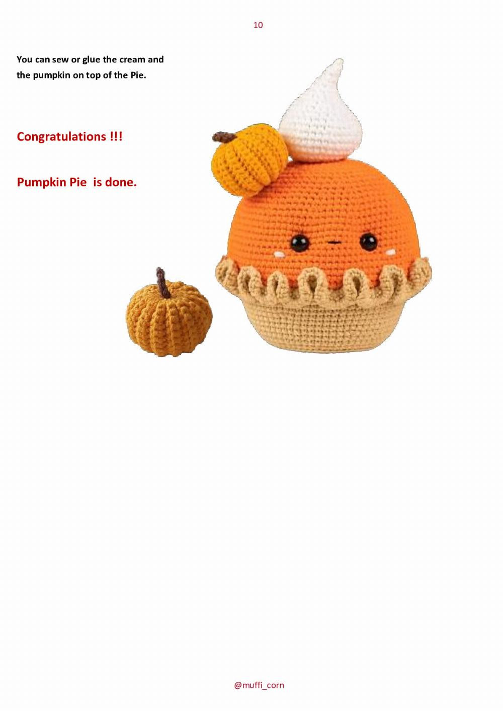 pumpkin pie crochet pattern