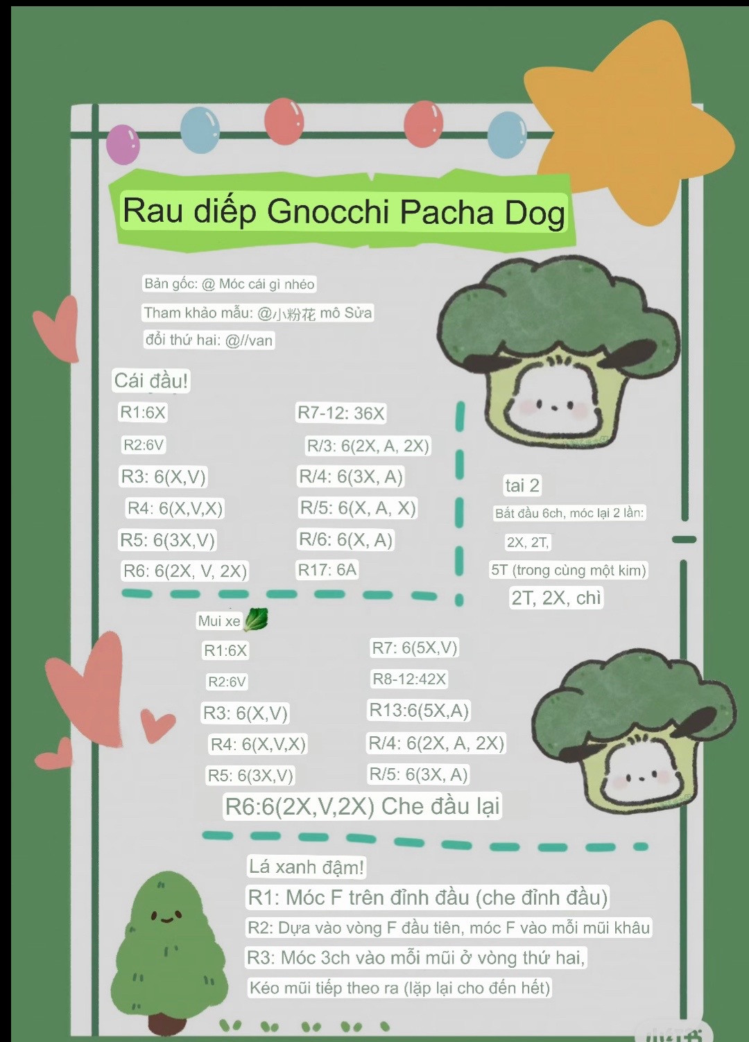 rau diếp gnocchi pacha dog