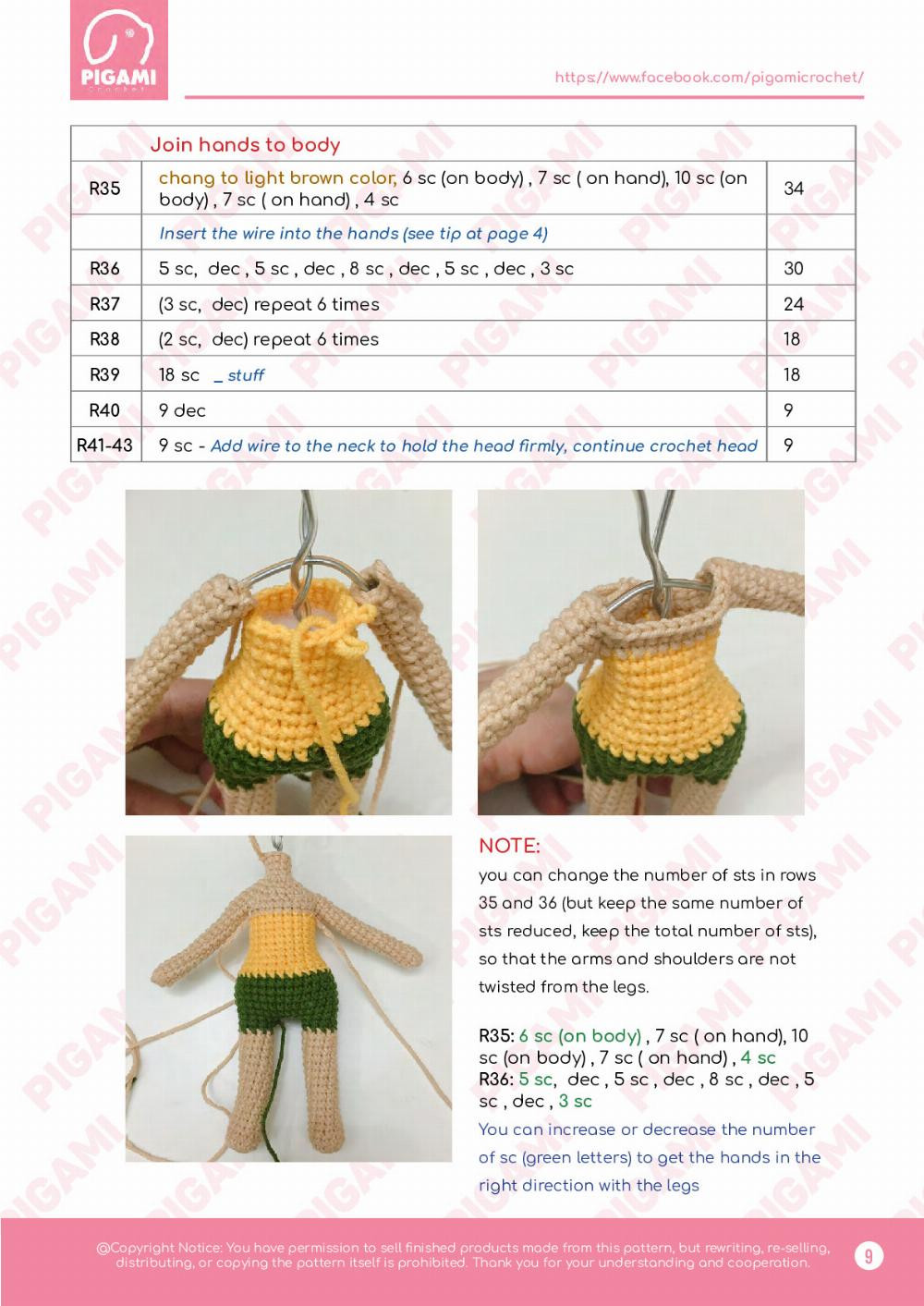 raya crochet pattern