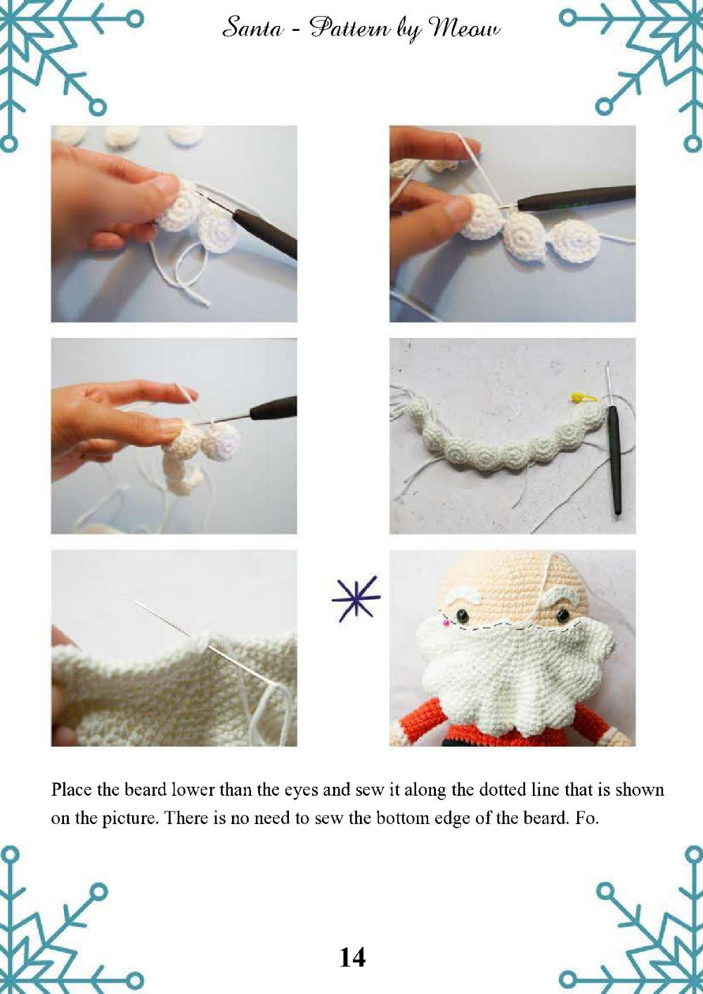 santa crochet pattern