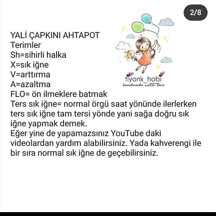 Sarı bir ahtapot tığ işi yapmak ve beyaz bir şapka takmak için tarif.