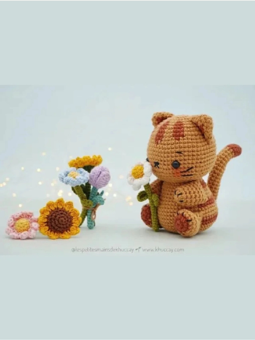 sunshine kitten crochet pattern