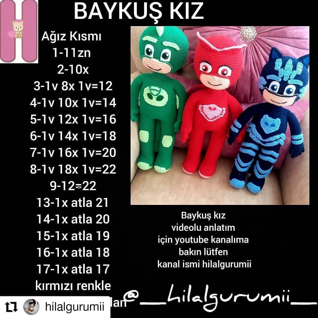 süper kahraman tığ işi modeli