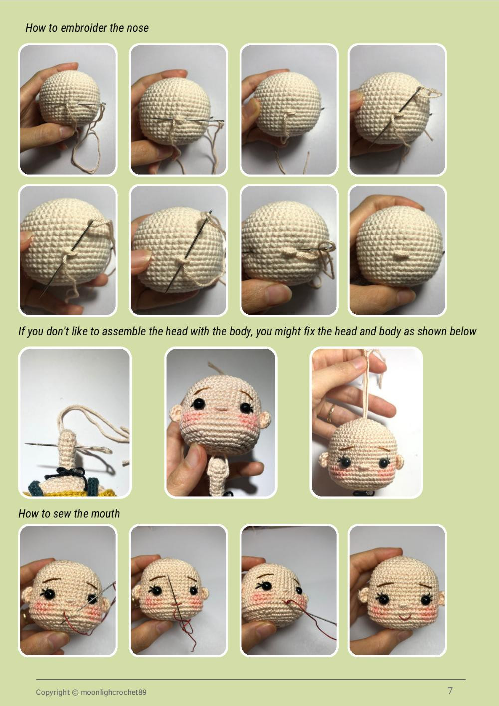 suri doll crochet pattern