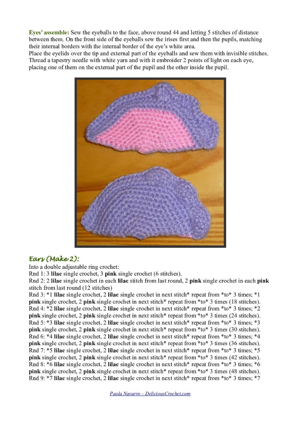 The Little Elephant crochet pattern