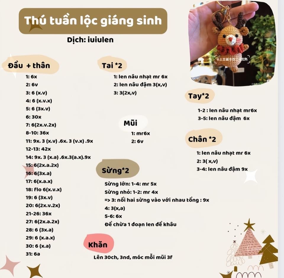 Thú tuần lộc giáng sinh