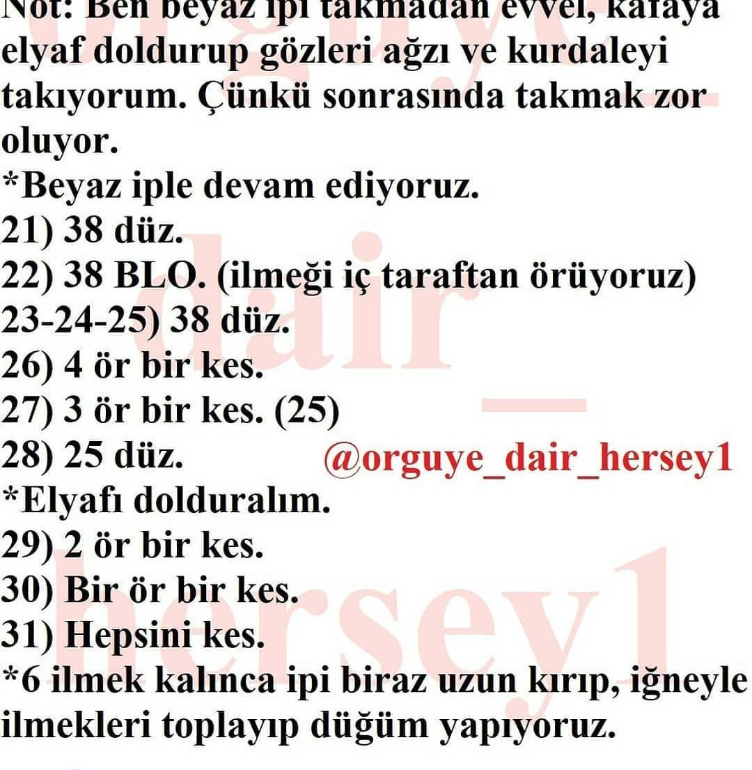 Tığ işi tarifi sarı civcivler beyaz yumurtalardan çıkar.