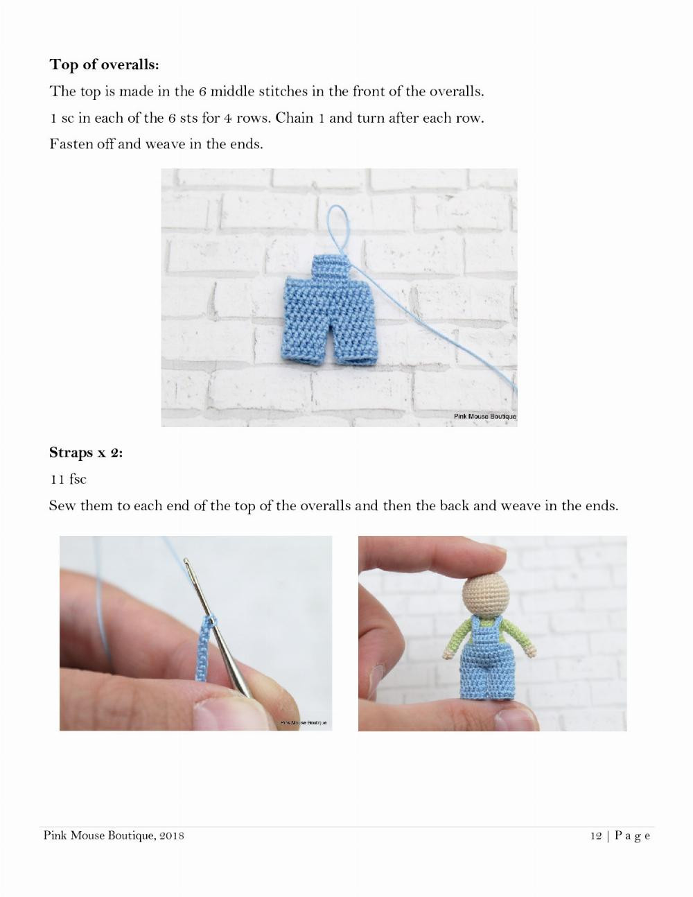 tiny people crochet pattern