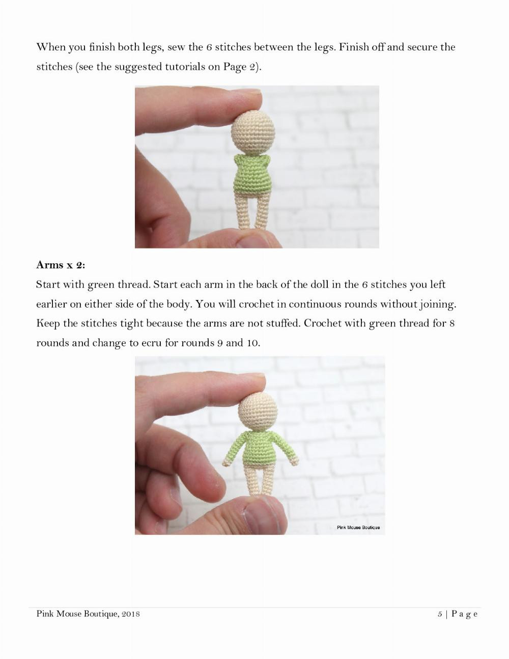 tiny people crochet pattern