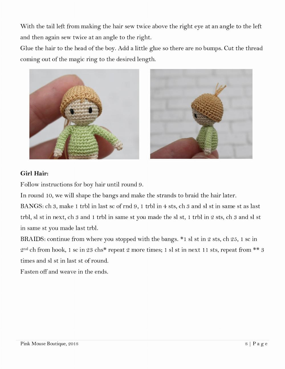 tiny people crochet pattern