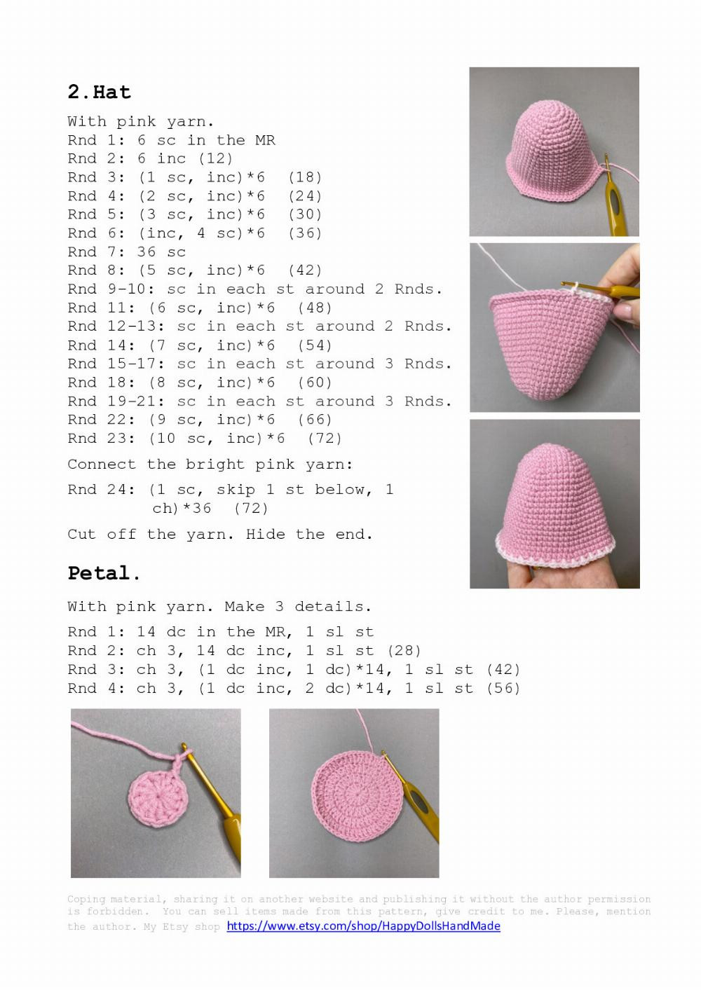 Tulip Gnome crochet pattern