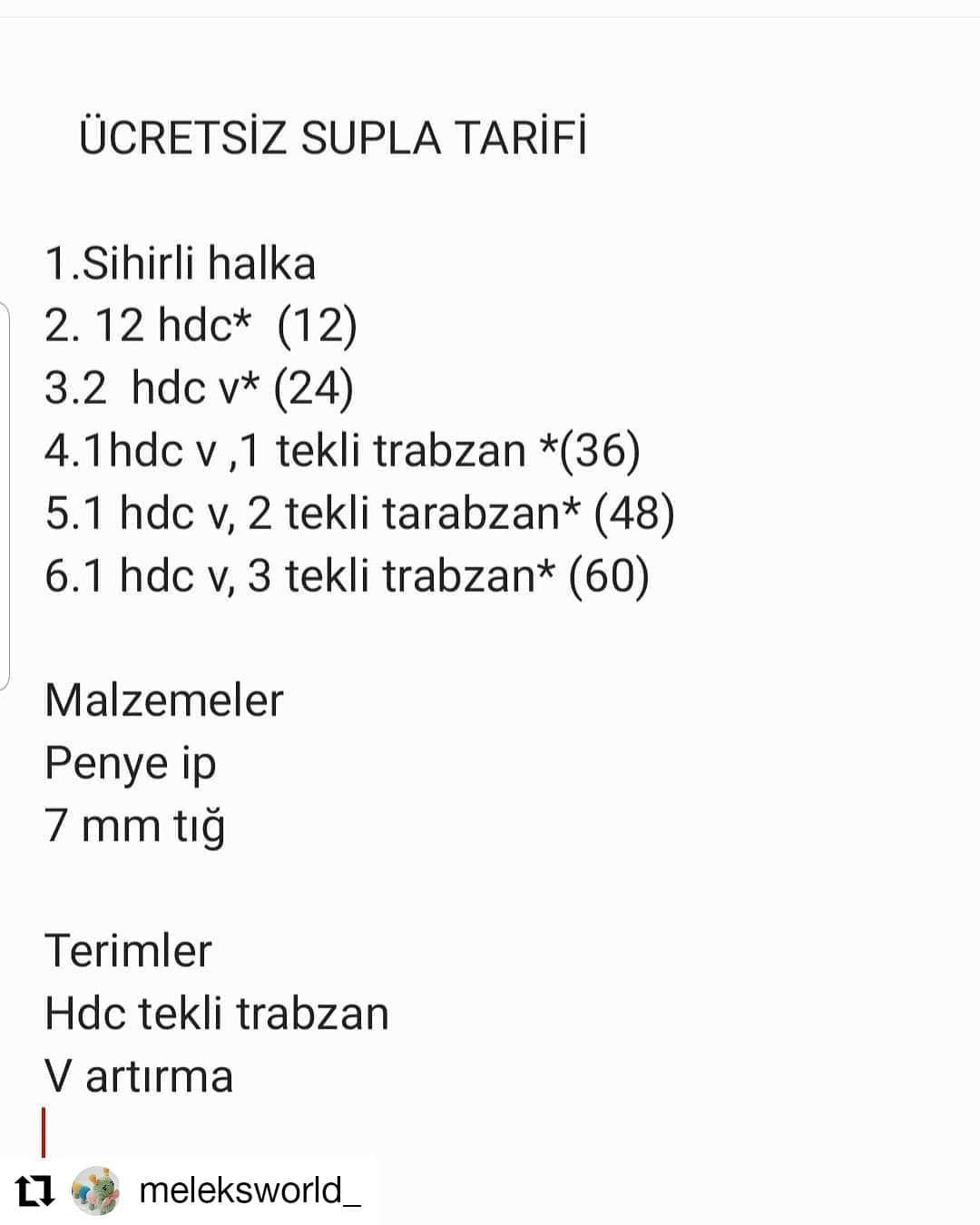 ÜCRETSİZ SUPLA TARİFİ