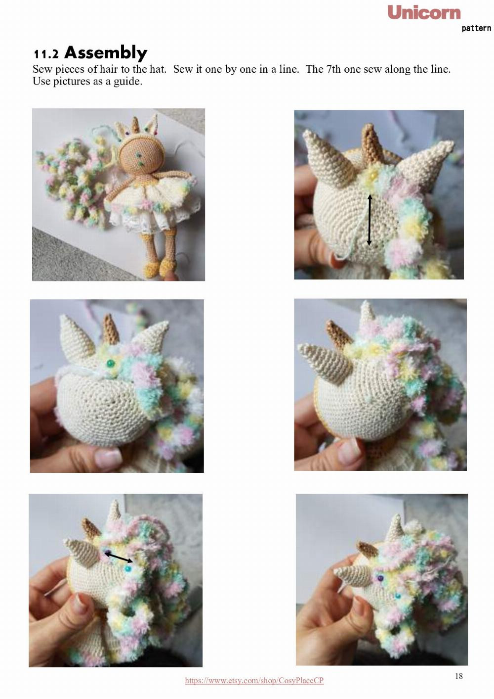 unicorn doll crochet pattern