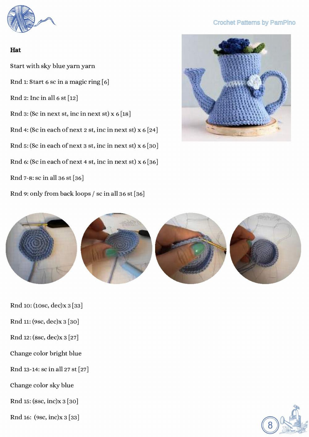 watering can gnome crochet pattern