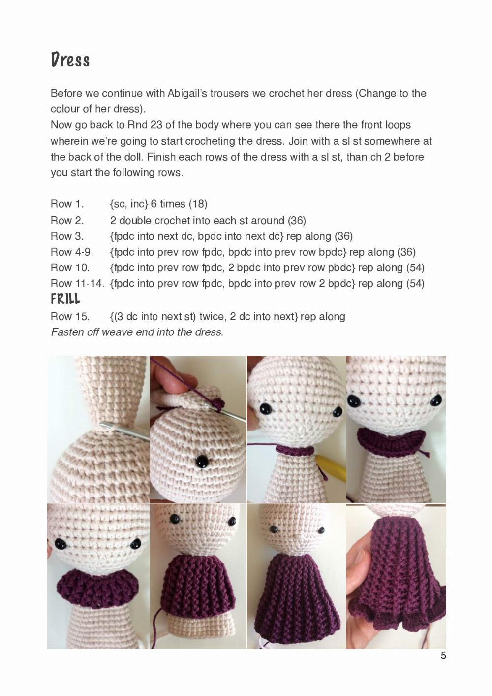 ABIGAIL Crochet pattern