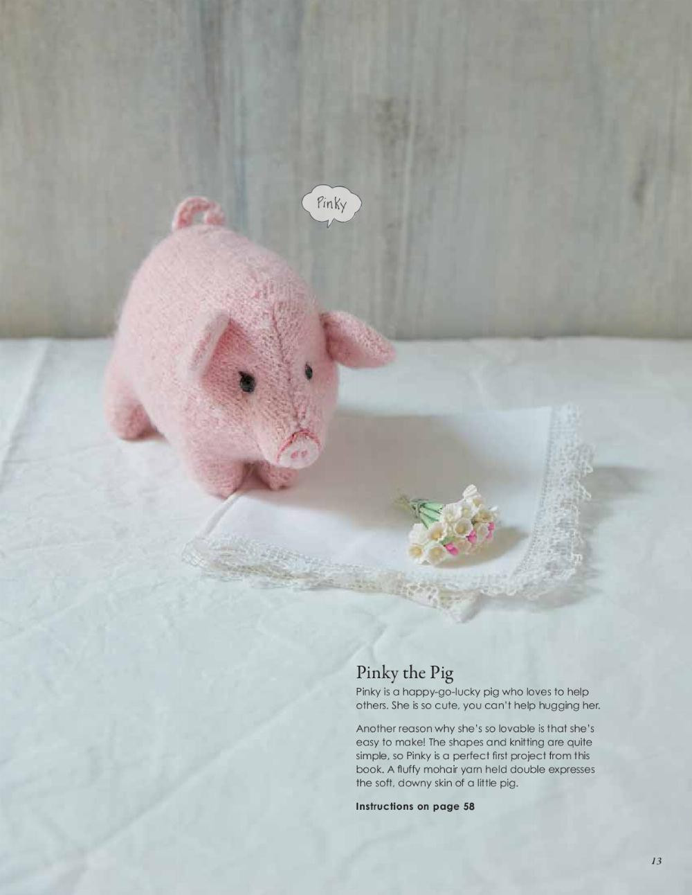 Adorable Knitted Animals Cute Stuffed Toys to Knit the Japanese Way