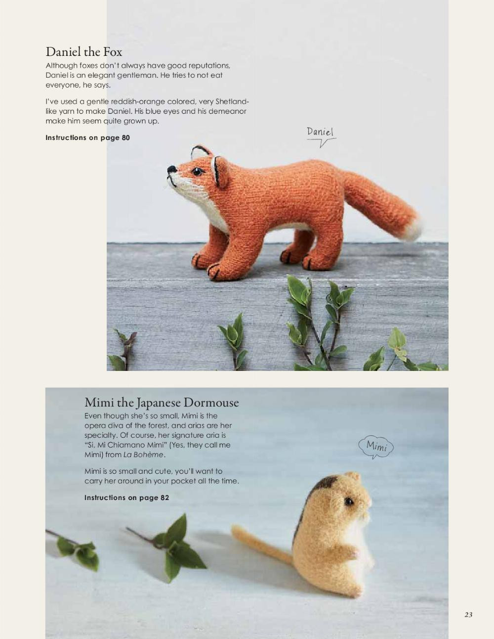 Adorable Knitted Animals Cute Stuffed Toys to Knit the Japanese Way