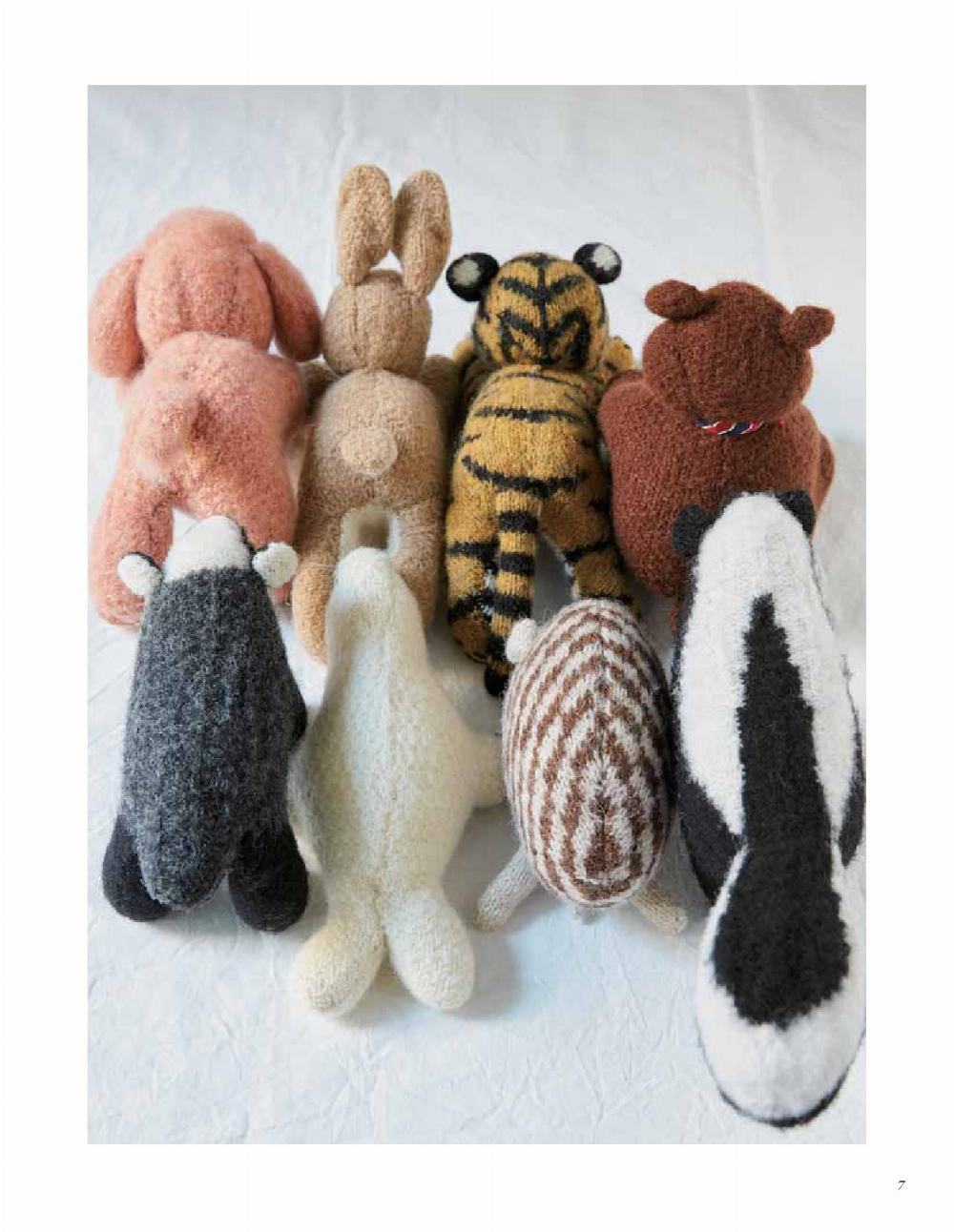 Adorable Knitted Animals Cute Stuffed Toys to Knit the Japanese Way