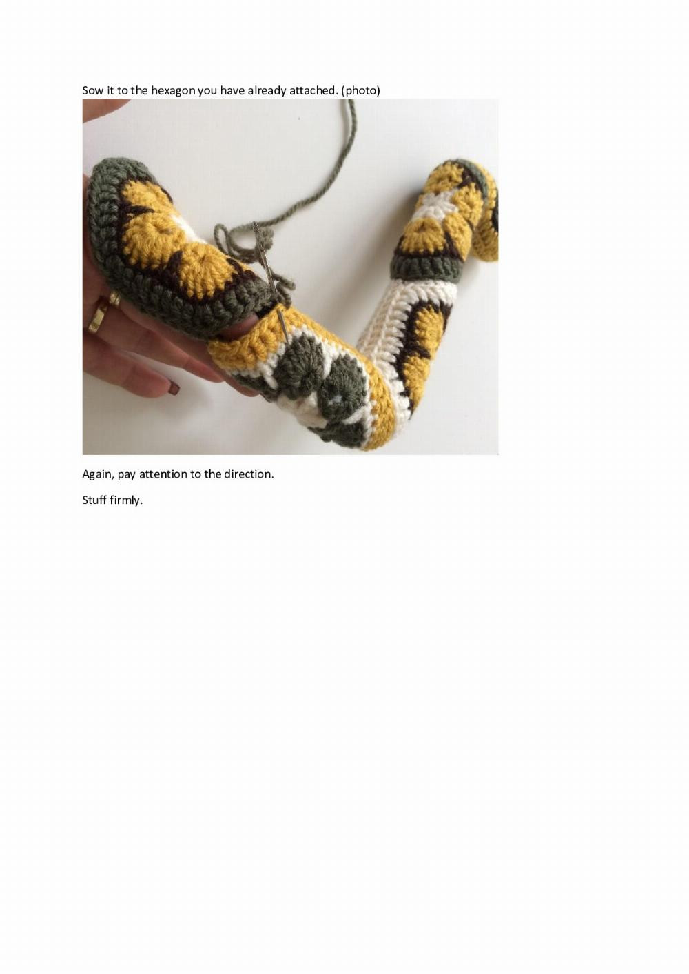 african flower tarantula crochet pattern