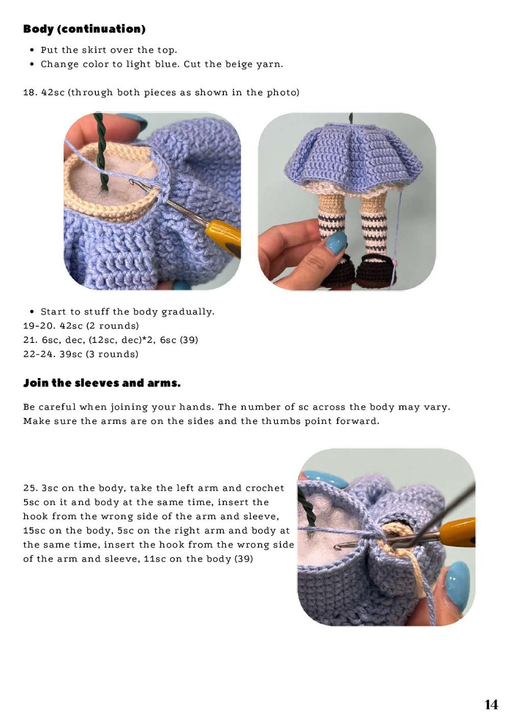 Alice in Wonderland crochet pattern