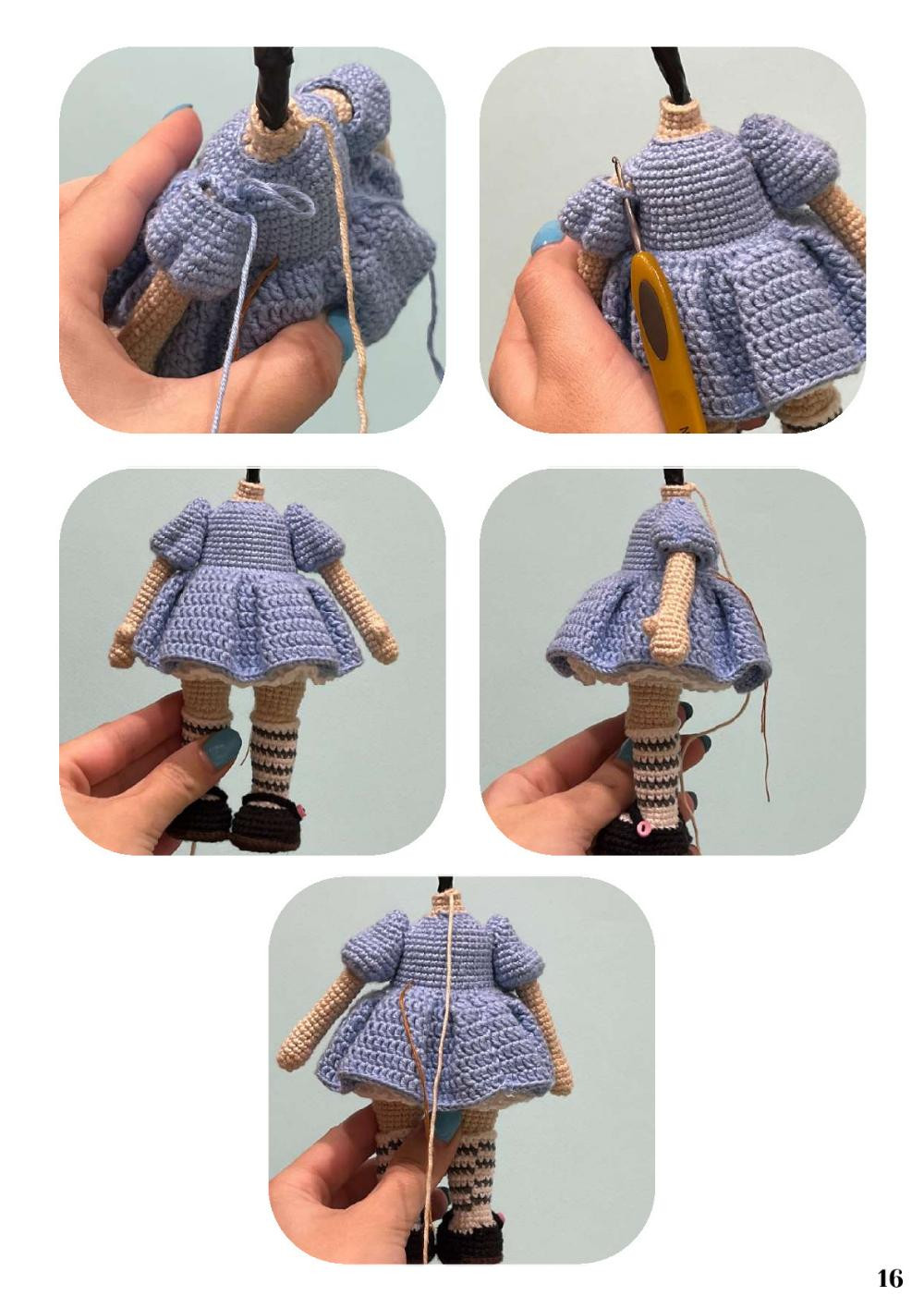 Alice in Wonderland crochet pattern