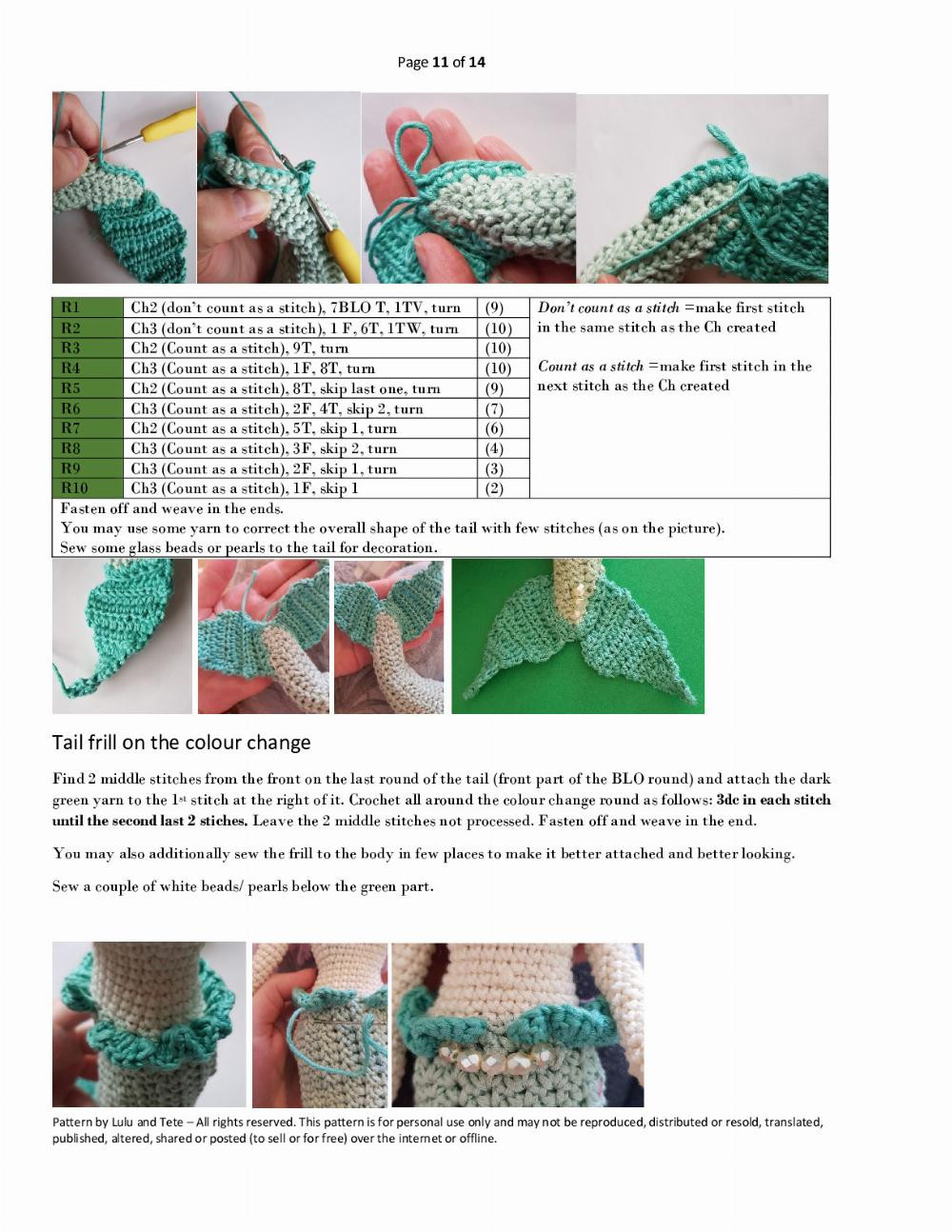 Amelia Crochet pattern