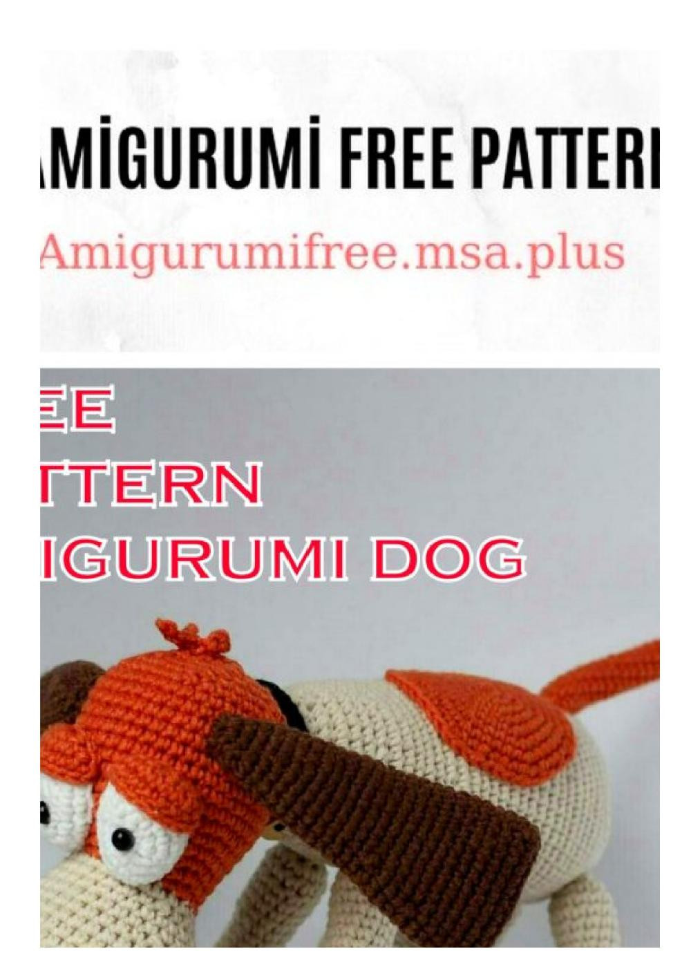Amigurumi Free Patterns Amigurumi Dog