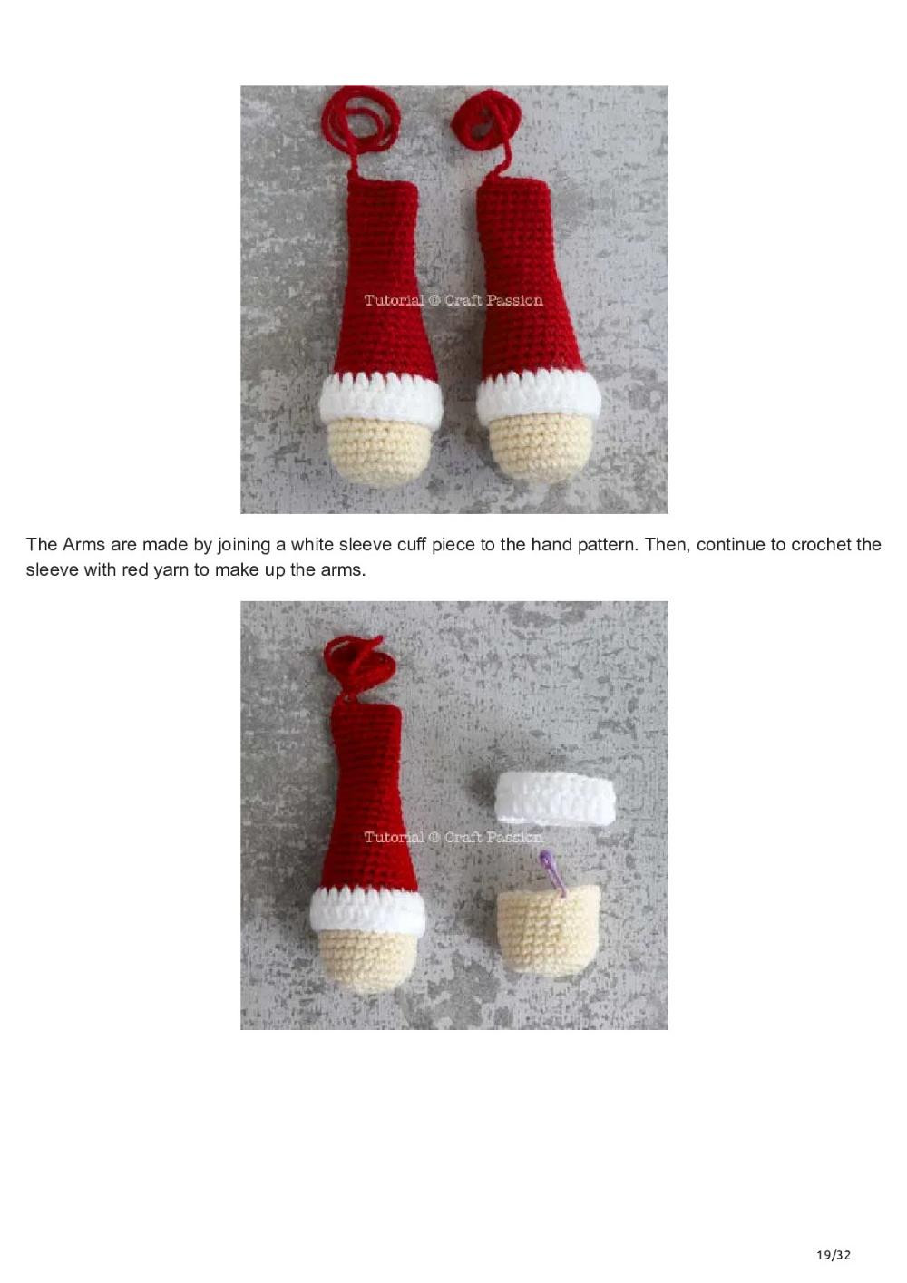 Amigurumi Santa Claus Doll Crochet Pattern