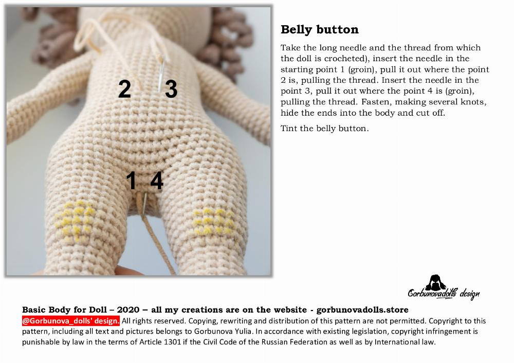 Amigurumi Sonya the Doll Paid pattern