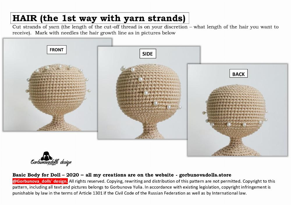 Amigurumi Sonya the Doll Paid pattern