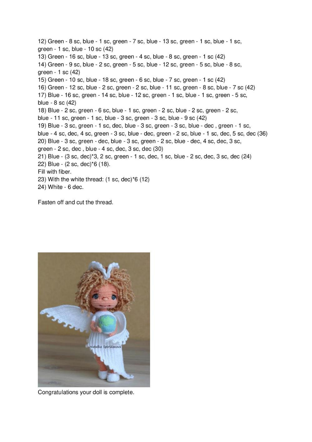 Angel of Peace crochet pattern