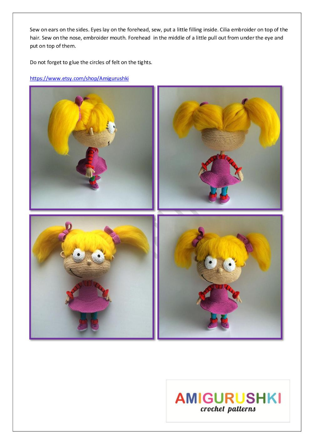 Angelica Pickles crochet pattern