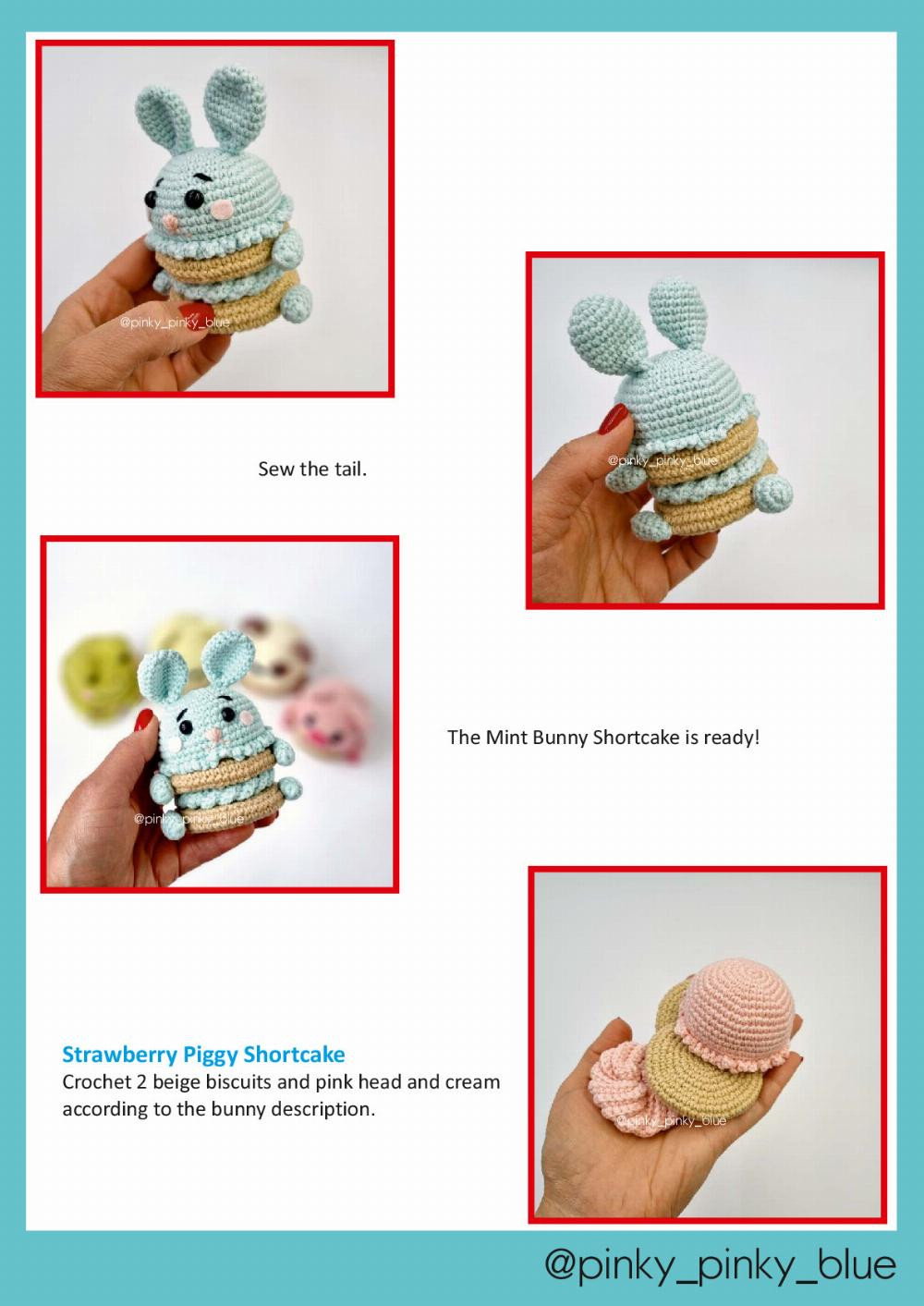 Animal Shotcakes Crochet pattern