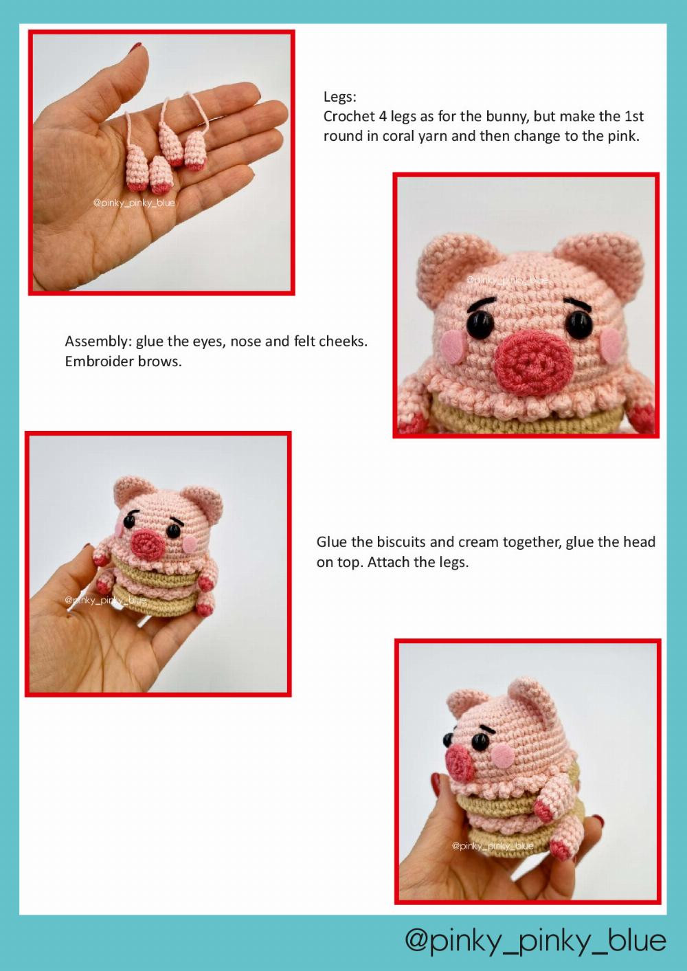 Animal Shotcakes Crochet pattern