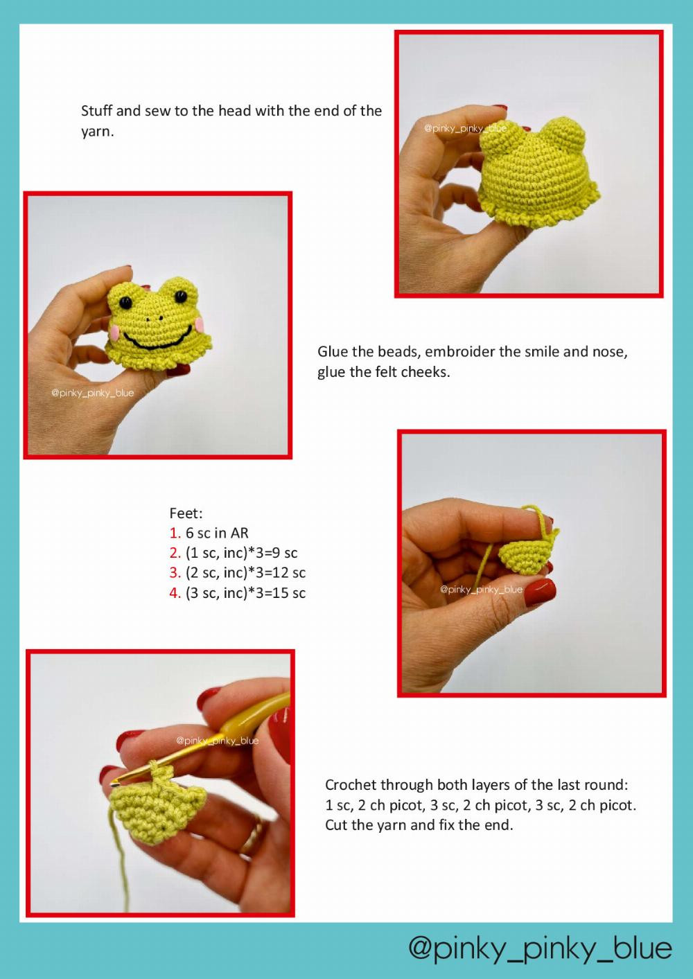 Animal Shotcakes Crochet pattern