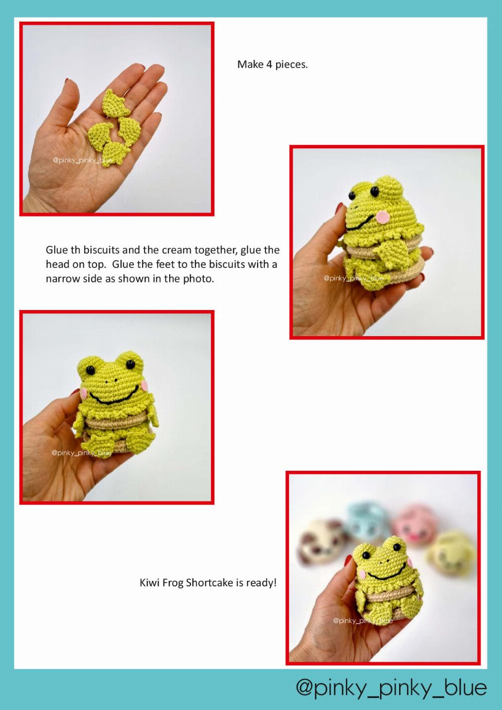 Animal Shotcakes Crochet pattern