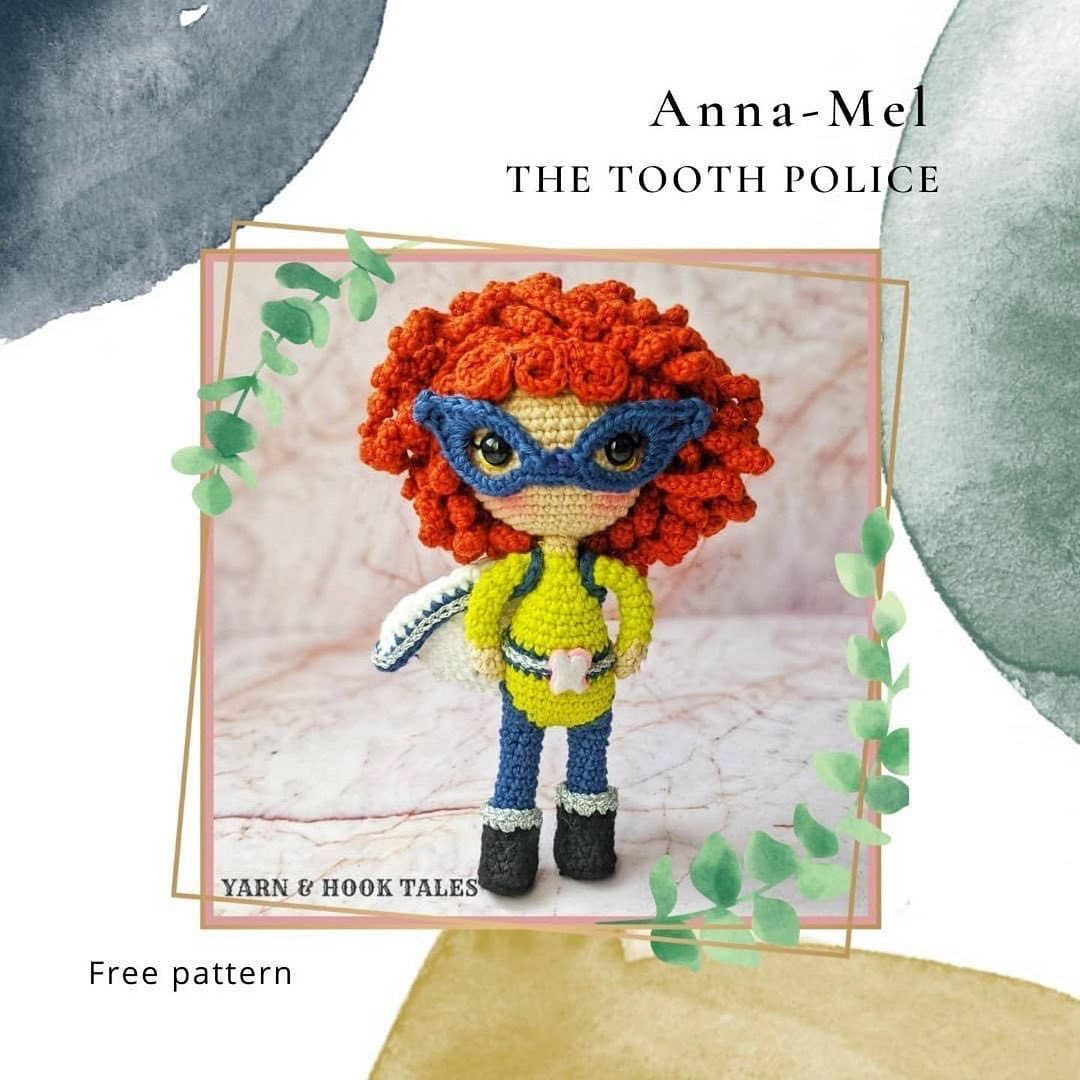 anna mel the tooth police crochet pattern