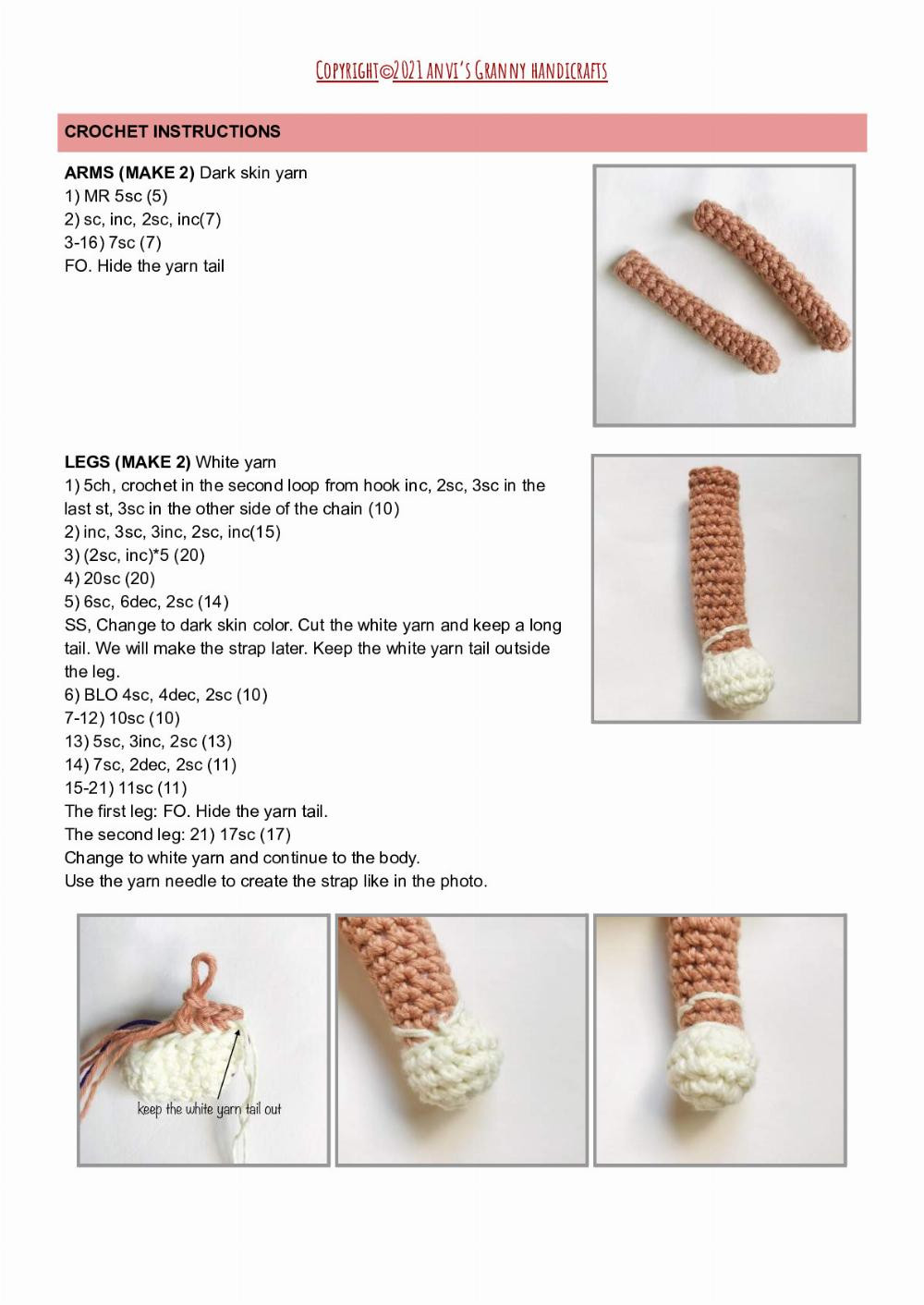 ANVI’S GRANNY HANDICRAFTS crochet pattern